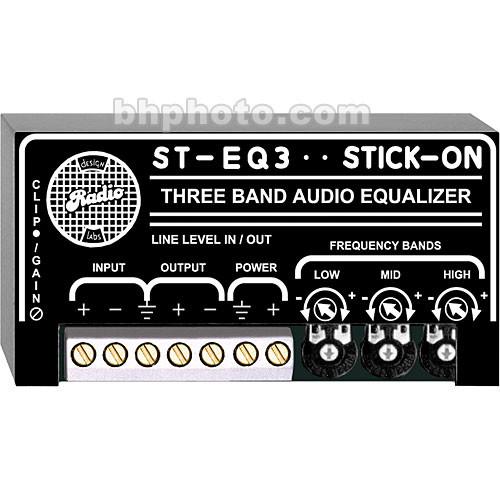 RDL ST-EQ3 Stick-On Series 3-Band Equalizer ST-EQ3