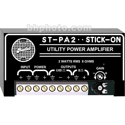 RDL ST-PA2 Stick-On 2W Utility Power Amplifier ST-PA2, RDL, ST-PA2, Stick-On, 2W, Utility, Power, Amplifier, ST-PA2,
