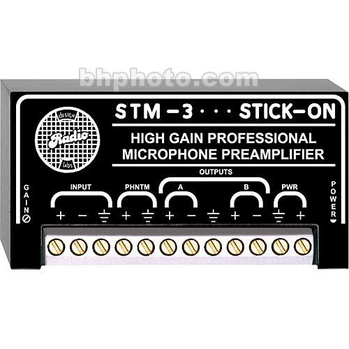 RDL  STM-3 Microphone Preamplifier STM-3, RDL, STM-3, Microphone, Preamplifier, STM-3, Video