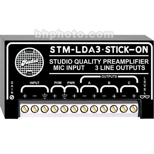 RDL STM-LDA3 Microphone Preamplifier with Distributed STM-LDA3, RDL, STM-LDA3, Microphone, Preamplifier, with, Distributed, STM-LDA3