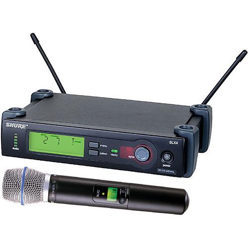 Shure SLX Series Wireless Microphone System SLX24/BETA87A-G4, Shure, SLX, Series, Wireless, Microphone, System, SLX24/BETA87A-G4,