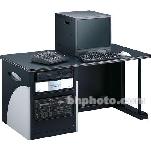 Winsted E4725 Single Rack Cabinet Desk w/Inlays E4725