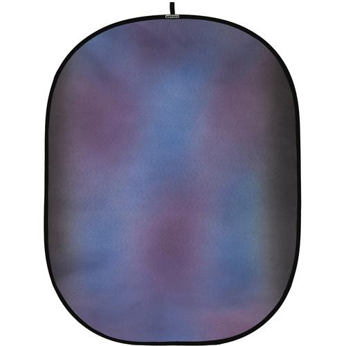 Botero #018 CollapsibleBackground (5x7') (Sky Blue, Purple), Botero, #018, CollapsibleBackground, 5x7', , Sky, Blue, Purple,