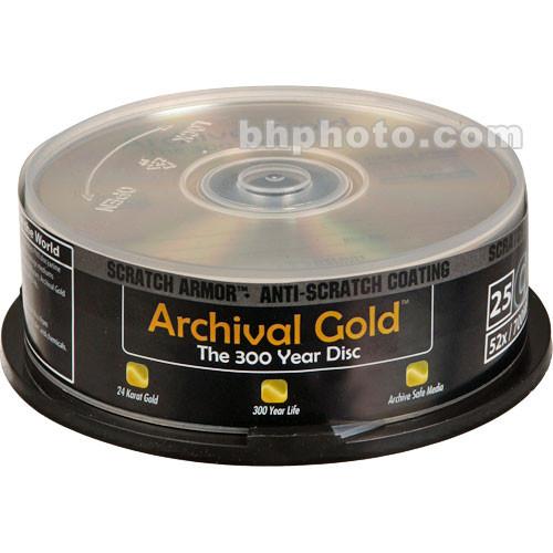 Delkin Devices Archival Gold SA CD-R (25) DDCD-R-SA/25 SPINDLE