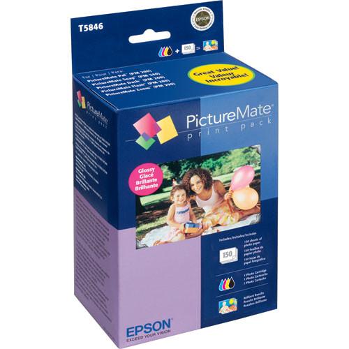 Epson T5846 PictureMate 200-Series Glossy Print Pack - T5846, Epson, T5846, PictureMate, 200-Series, Glossy, Print, Pack, T5846,