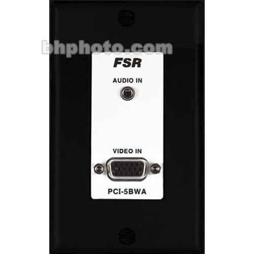 FSR PCI-5BWPABLK Wall Plate Interface PCI-5BWPA-BLK