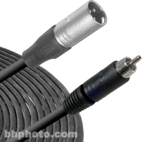 Hosa Technology RCA Male to 3-Pin XLR Male Audio Cable XRM-103