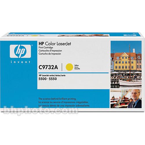 HP Yellow Toner Cartridge for HP LaserJet 5500 C9732A