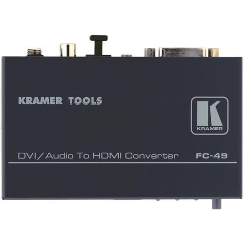 Kramer FC-49 DVI & Audio to HDMI Format Converter FC-49, Kramer, FC-49, DVI, Audio, to, HDMI, Format, Converter, FC-49,