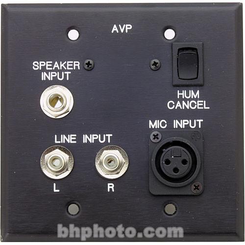 Pro Co Sound AVP-1 - Wallplate Audio/Video Interface - AVP1BLK