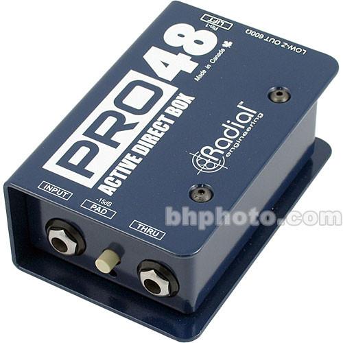 Radial Engineering Pro48 Active Direct Box R800 1105, Radial, Engineering, Pro48, Active, Direct, Box, R800, 1105,