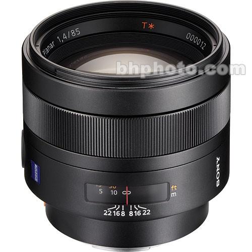 Sony 85mm f/1.4 Carl Zeiss Planar T* Prime Lens SAL85F14Z