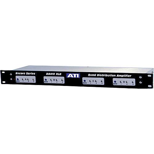 ATI Audio Inc DA412 - Quad 1x3 Distribution Amplifier DA412, ATI, Audio, Inc, DA412, Quad, 1x3, Distribution, Amplifier, DA412,