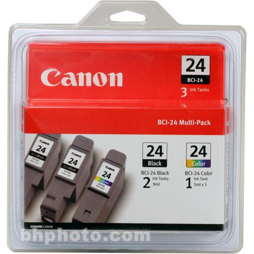 Canon  BCI-24 Three Ink Cartridge Pack 6881A039, Canon, BCI-24, Three, Ink, Cartridge, Pack, 6881A039, Video