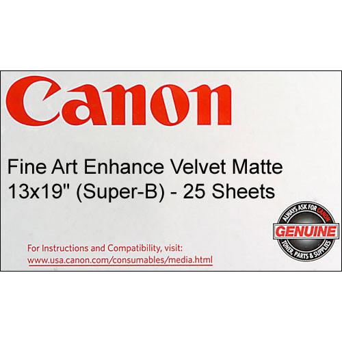Canon Fine Art Enhance Velvet Paper (Matte, 225gsm) - 0834V773, Canon, Fine, Art, Enhance, Velvet, Paper, Matte, 225gsm, 0834V773