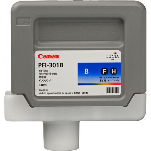 Canon  PFI-301B Blue Ink Tank (330 ml) 1494B001AA