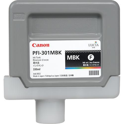 Canon PFI-301MBK Matte Black Ink Tank (330 ml) 1485B001AA