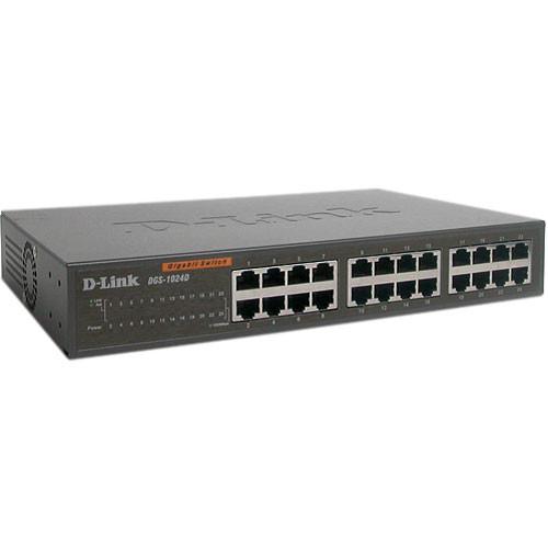 D-Link 24-Port 10/100/1000 Mbps Ethernet Layer 2 DGS-1024D, D-Link, 24-Port, 10/100/1000, Mbps, Ethernet, Layer, 2, DGS-1024D,