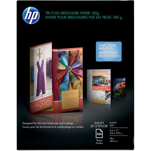 HP Tri-fold Brochure Paper (Matte) - 8.5x11