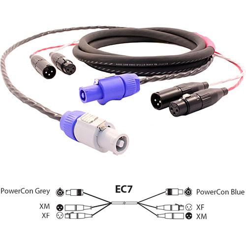 Pro Co Sound EC7 Siamese Twin AC & Audio Combo Cable EC7-10