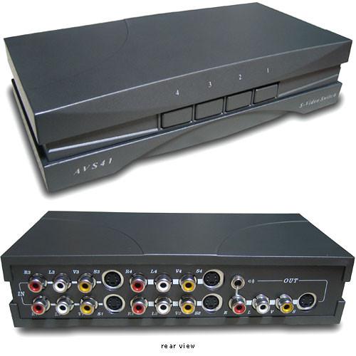 RF-Link AVS-41 4x1 A/V Switcher with S-Video AVS-41