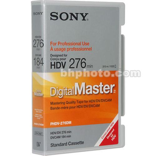 Sony PHDV-276DM Digital Master Videocassette PHDV276DM