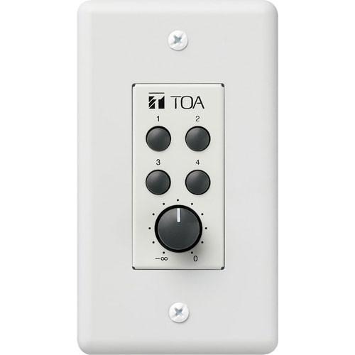 Toa Electronics ZM-9002 - 4-Switch Remote Panel for 9000 ZM-9002, Toa, Electronics, ZM-9002, 4-Switch, Remote, Panel, 9000, ZM-9002