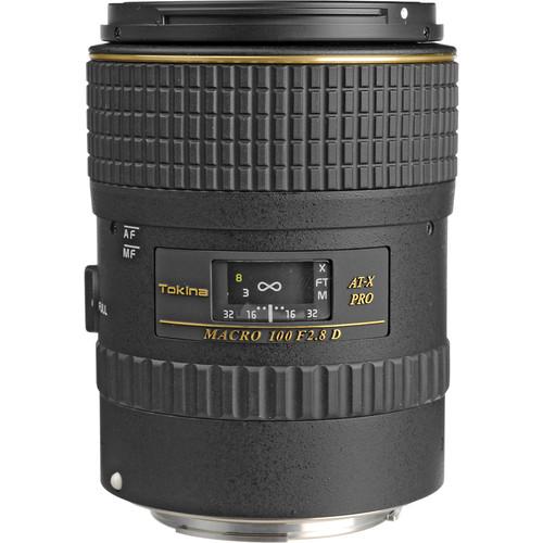 Tokina 100mm f/2.8 AT-X M100 AF Pro D Macro Autofocus Lens