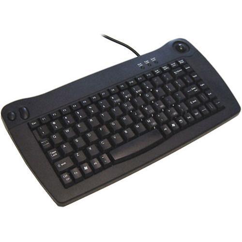 Adesso ACK-5010UB USB Mini-Trackball Keyboard (Black) ACK-5010UB, Adesso, ACK-5010UB, USB, Mini-Trackball, Keyboard, Black, ACK-5010UB