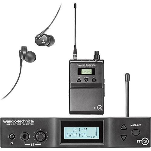 Audio-Technica M3 Wireless In-Ear Monitoring System M3L, Audio-Technica, M3, Wireless, In-Ear, Monitoring, System, M3L,