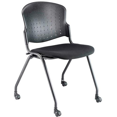 Balt Nesting Stacking Chair Upholstered (Black) 34473