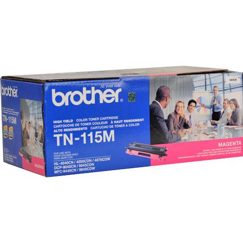 Brother TN-115M High Yield Magenta Toner Cartridge TN-115M, Brother, TN-115M, High, Yield, Magenta, Toner, Cartridge, TN-115M,