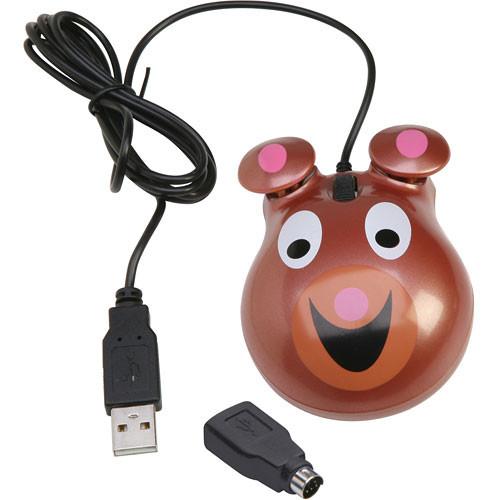 Califone KM-BE Animal-Themed Computer Mouse (Bear) KM-BE