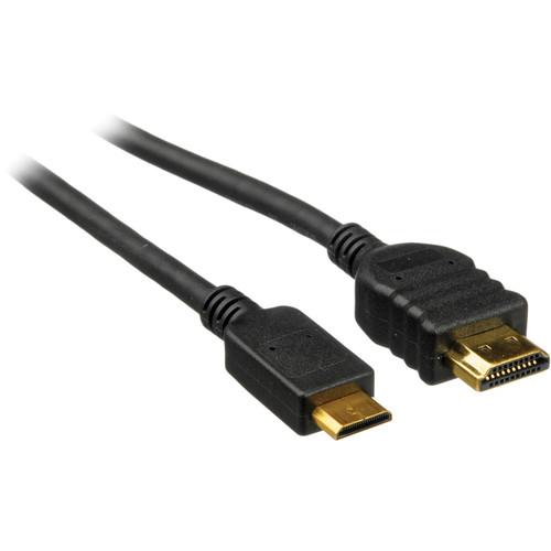 Canon 6' HDMI Male to Mini HDMI Male Cable (Ver. 1.3) 2384B001, Canon, 6', HDMI, Male, to, Mini, HDMI, Male, Cable, Ver., 1.3, 2384B001