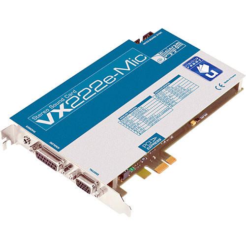 Digigram VX222e with Mic Input - PCIe Digital Audio VB1915A0201