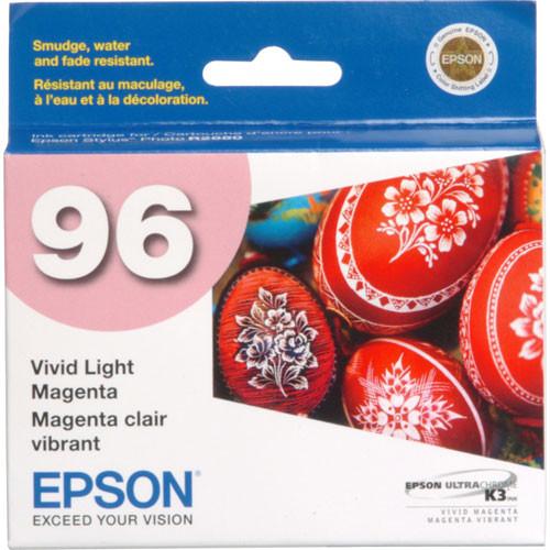 Epson 96 UltraChrome K3 Vivid Light Magenta Ink Cartridge, Epson, 96, UltraChrome, K3, Vivid, Light, Magenta, Ink, Cartridge