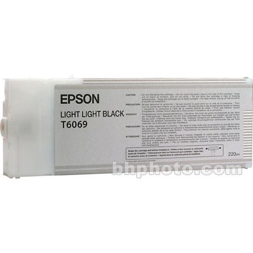 Epson UltraChrome K3 Light Light Black Ink Cartridge T606900, Epson, UltraChrome, K3, Light, Light, Black, Ink, Cartridge, T606900,