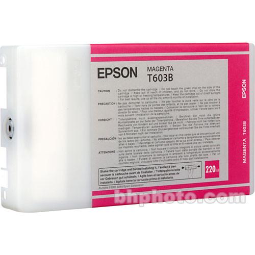 Epson UltraChrome Magenta Ink Cartridge (220ml) T603B00, Epson, UltraChrome, Magenta, Ink, Cartridge, 220ml, T603B00,