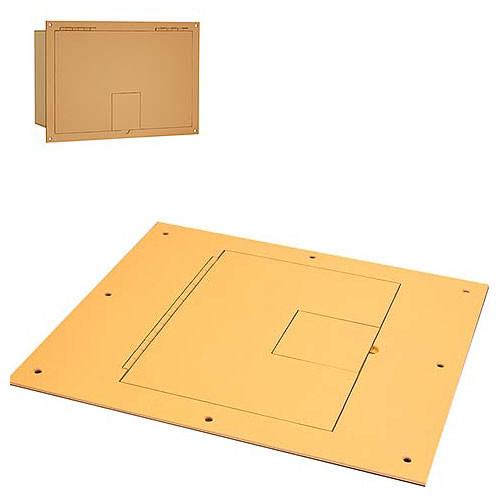 FSR FL-1500-2DBLK Floor Box with Divided Bracket FL-1500-2D-BLK