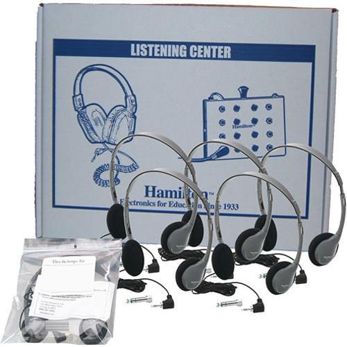 HamiltonBuhl LCB/12/MS2L 12-User Headphone Lab Pack LCB/12/MS2L
