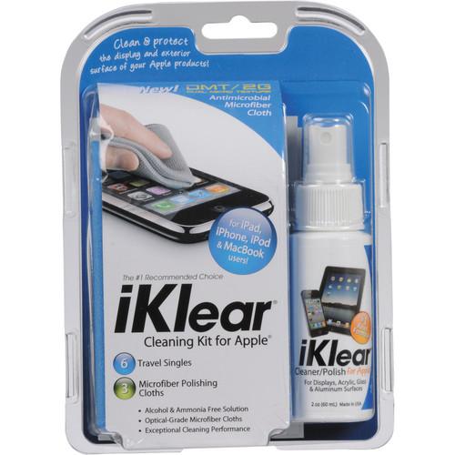 iK-12Mini iKlear Travel Size Optical Grade Microfiber Cloths 