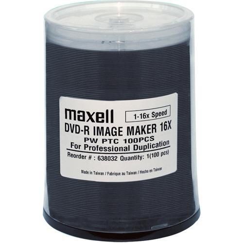 Maxell DVD-R Image Maker Inkjet Printable Recordable Disc 638032