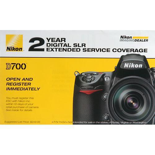 Nikon 2-Year Extended Service Coverage (ESC) for Nikon 11434