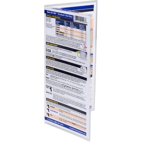 PhotoBert CheatSheet for Nikon SB-900 Speedlight 4S93-08