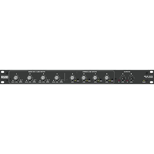 Rane MLM82S 8-Channel Microphone and Line Mixer MLM 82S, Rane, MLM82S, 8-Channel, Microphone, Line, Mixer, MLM, 82S,