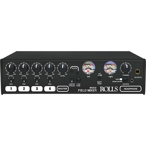 Rolls  MX422 - 4 Channel Field Audio Mixer, Rolls, MX422, 4, Channel, Field, Audio, Mixer, Video