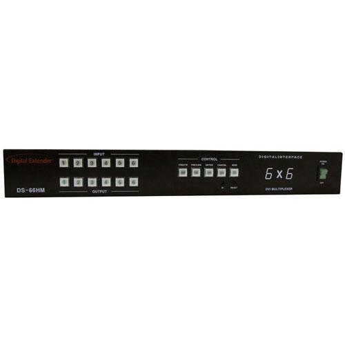 RTcom USA  DS-66HM DVI Matrix Switcher DS-66HM