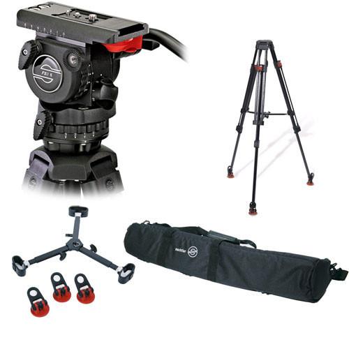 Sachtler 0450 FSB-6T Head with 75CF Tripod and Mid-Level 0450