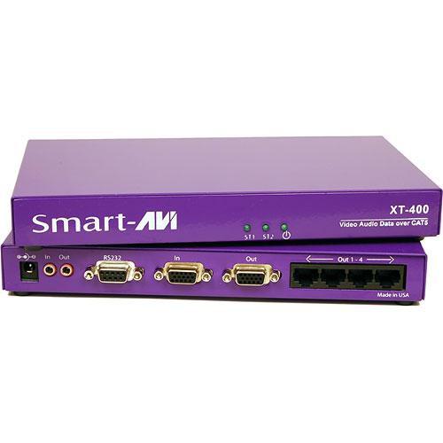 Smart-AVI XT-TX400S - Four-Zone Cat-5 Video and Audio XT-TX400S, Smart-AVI, XT-TX400S, Four-Zone, Cat-5, Video, Audio, XT-TX400S