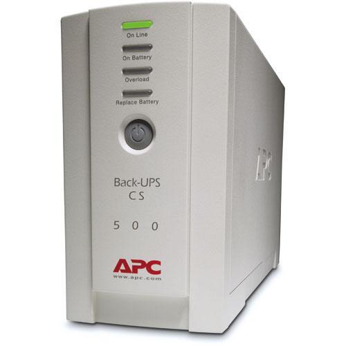 APC Back-UPS CS 500 6-Outlet Backup and Surge Protector, BK500, APC, Back-UPS, CS, 500, 6-Outlet, Backup, Surge, Protector, BK500